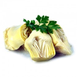 cuori di carciofi aperti